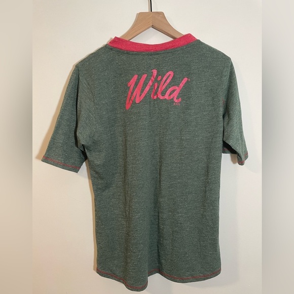 NHL Minnesota Wild Athletic Equipment Shirt Women Size XL 16/18 Lace Up - Picture 3 of 7